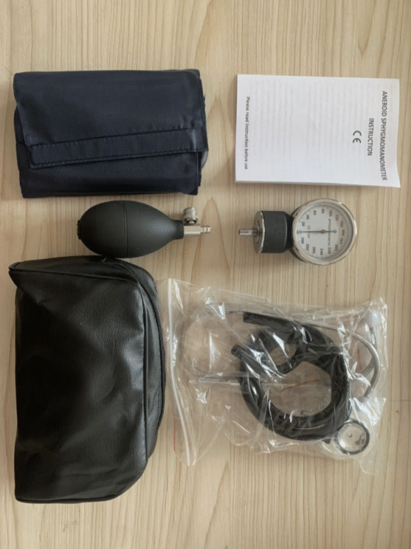 Manual Aneroid Sphygmomanometer with Single or Dual Stethoscope