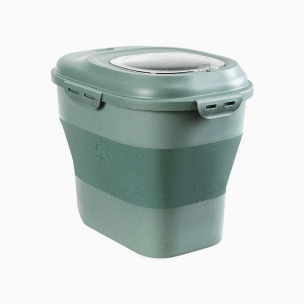 Rice Dispenser Container Foldable Grain Jar Cereals Bucket Storage