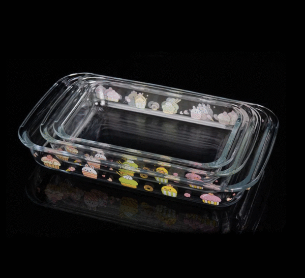 Serving Tray Glass Tray Serving Tray Decorative Tray Rectangular