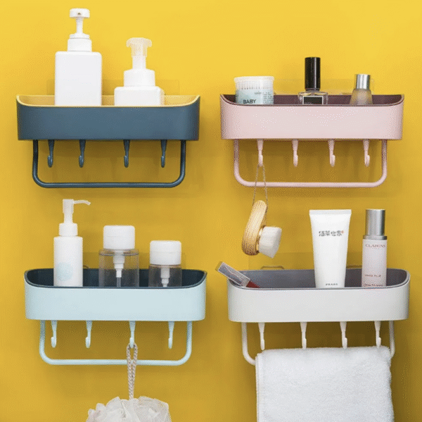 Bathroom Shelf Bathroom Shelf with Hook Wall Mounted Storage Box