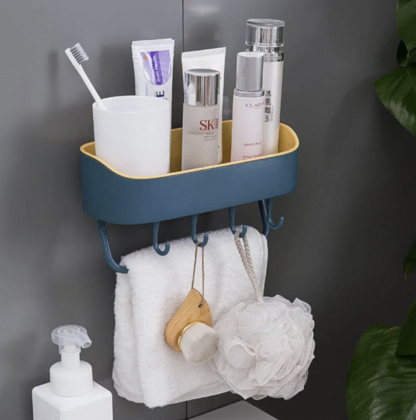 Bathroom Shelf Bathroom Shelf with Hook Wall Mounted Storage Box