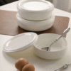 Ceramic Food Storage Box with Lid, Three-Piece Set