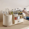 Double Layered Kitchen Shelf Arranged in Orderly Manner for Convenient Storage