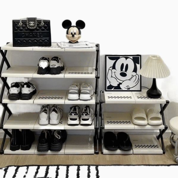 Foldable Multi-Layer Shoe Rack Shelf, Shoes Storage Organizer