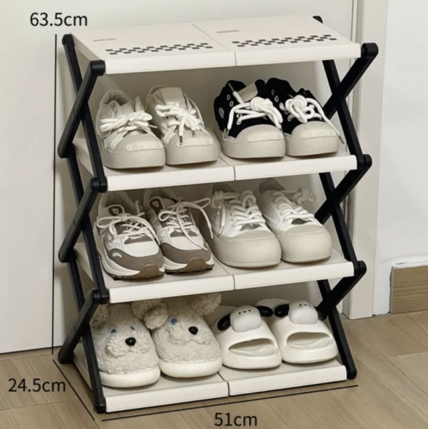 Foldable Multi-Layer Shoe Rack Shelf, Shoes Storage Organizer