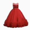 Children Party Dress Wedding Dresses Flower Girls Ball Gown Puffy Long Frock