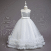 Children Party Dress Wedding Dresses Flower Girls Ball Gown Puffy Long Frock