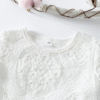 OEM Infant Girls Outfits Lace Short Sleeve Toddler Romper Tops Denim Shorts