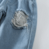 OEM Infant Girls Outfits Lace Short Sleeve Toddler Romper Tops Denim Shorts