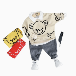 2025 6 Months to 4 Years Baby Clothes Set Toddler Boy Track Suit Kids Fall Baby Boy Clothing Set