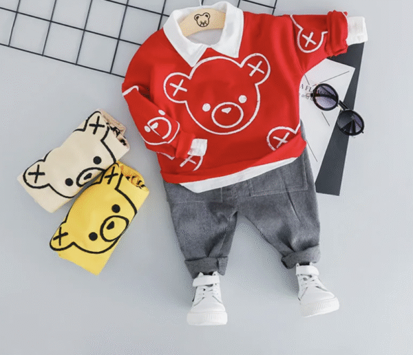 2025 6 Months to 4 Years Baby Clothes Set Toddler Boy Track Suit Kids Fall Baby Boy Clothing Set