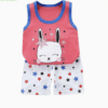 2025 Kids Summer Clothes Set Baby Boy and Girl Casual Vest + Shorts 2 Sets