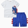 Summer Children Kids Clothes Short Sleeve Sports Set Girls Boys Clothing T Shirt and Shorts 2PCS Sets