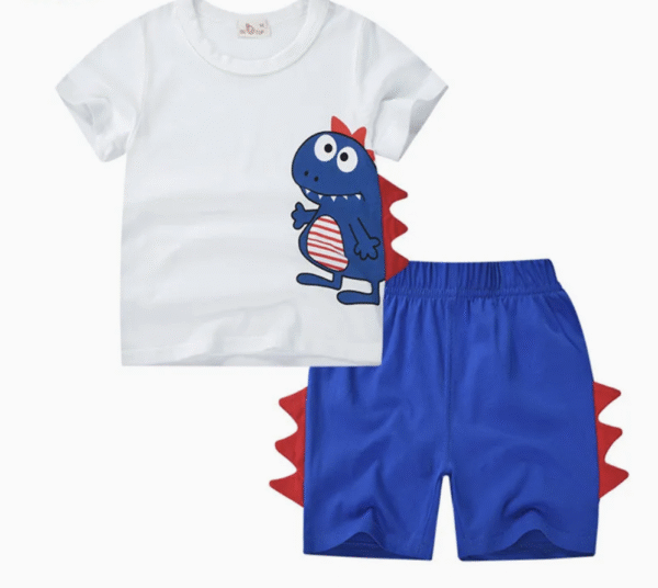 Summer Children Kids Clothes Short Sleeve Sports Set Girls Boys Clothing T Shirt and Shorts 2PCS Sets