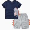 Summer Children Kids Clothes Short Sleeve Sports Set Girls Boys Clothing T Shirt and Shorts 2PCS Sets