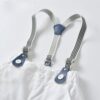 Baby Clothing Sets Boys Plaid T Shirt+Suspenders Shorts 2PCS Clothes Set Casual Children Bow Tie Summer Cotton Outfits