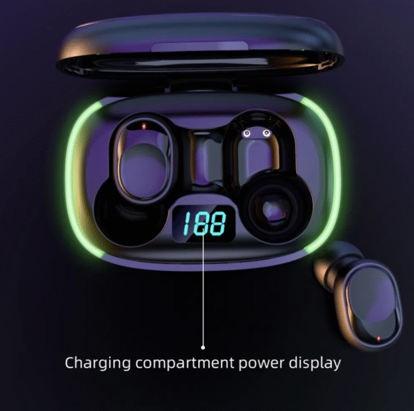 Bt 5.1 Earbuds Wireless Charging Touch Control Waterproof Stereo Headphones