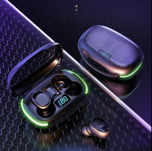 Bt 5.1 Earbuds Wireless Charging Touch Control Waterproof Stereo Headphones