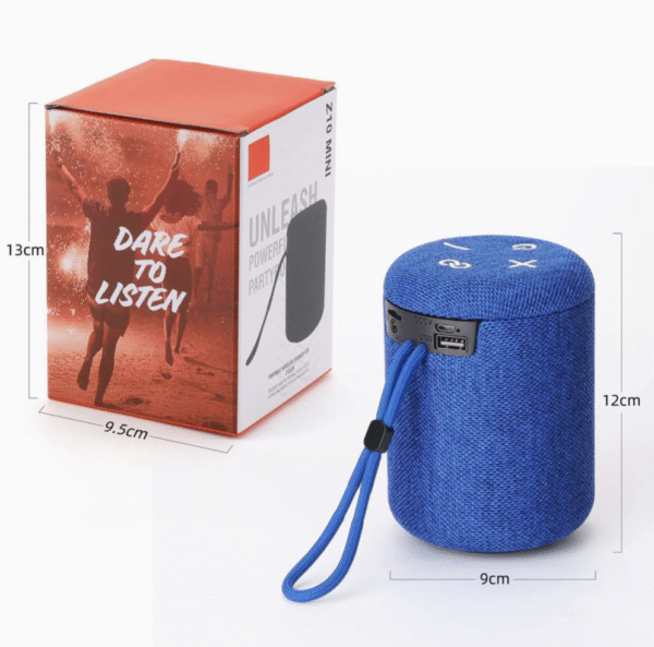 Z10 Mini New Transparent Colored Light Bluetooth Speaker Outdoor Portable Cylindrical Sound Dazzling