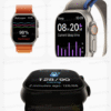 P68 Waterproof CE RoHS Touch Screen UL Tra Smartwatches for Android Ios Mobile Phone Sport Digital Wrist Smart Watch 8