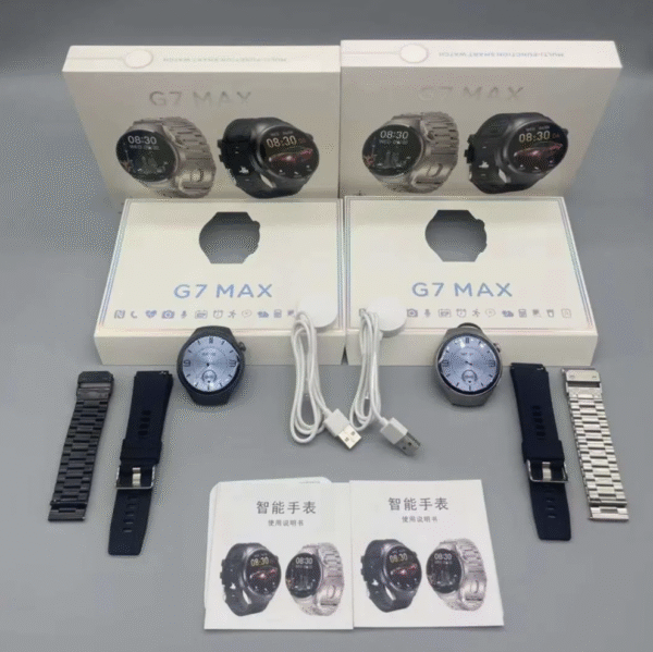 G7 Max Dual Strap, Magnetic Charging, Heart Rate, Blood Pressure and Oxygen Monitoring