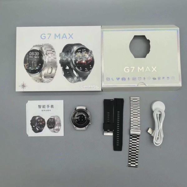 G7 Max Dual Strap, Magnetic Charging, Heart Rate, Blood Pressure and Oxygen Monitoring