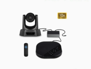 1080P HD 10X Zoom Video Conference System with Speakerphone and Hub