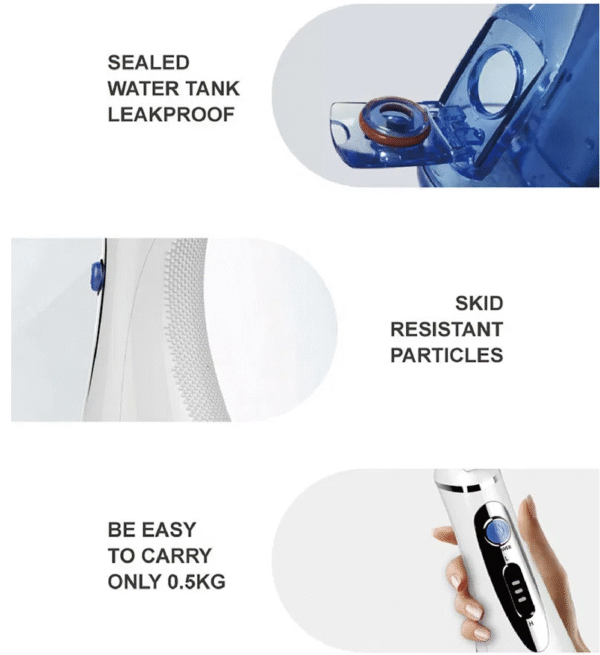 Waterpulse V400plus Rechargeable Cordless Water Flosser Portable Oral Travel Irrigator Dental Water Jet for Tooth Cleaning