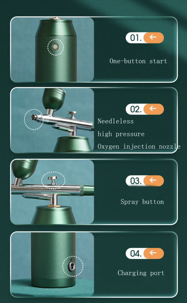 Facial Oxygen Machine , Serum Toner , Nano Mist Sprayer,  Device Skin Care , Tool Cordless Airbrush