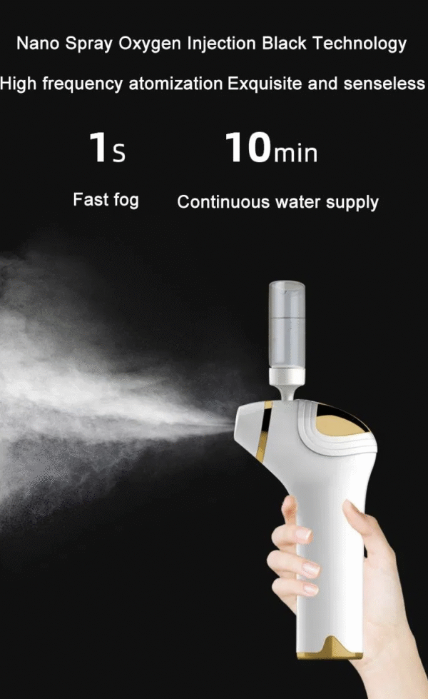 Nano Hydrating Sprayers Rechargeable Automatic Mist Sprayer , Portable Facial Steamer
