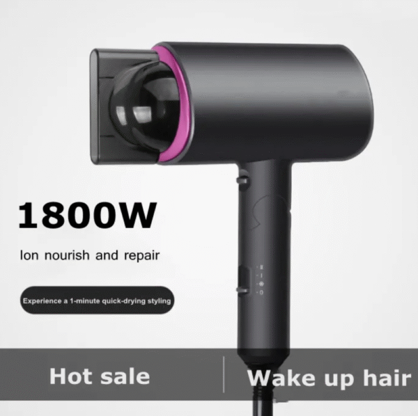 1800W Hairdryer , Air Hammer Folding Hair Dryer Hot and Cold Blow,  For Professional Salon