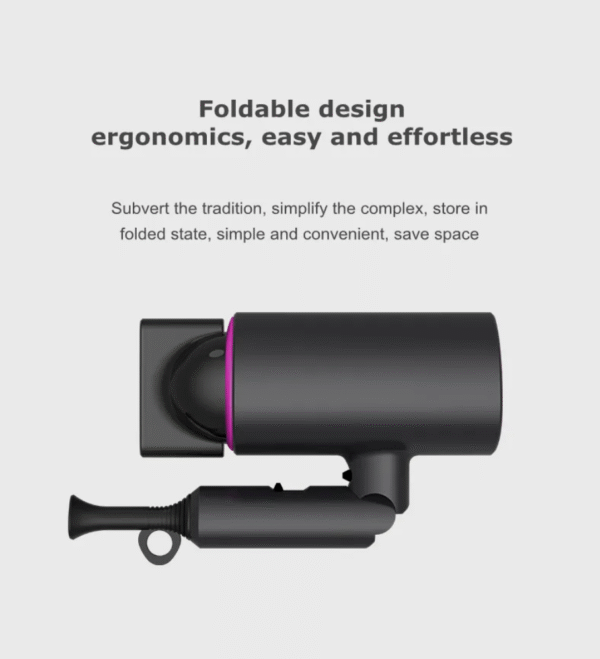 1800W Hairdryer , Air Hammer Folding Hair Dryer Hot and Cold Blow,  For Professional Salon