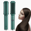 Electric Hair Straightener Brush Wireless Fast Heat Hair Style Comb Women USB Charging
