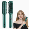 Electric Hair Straightener Brush Wireless Fast Heat Hair Style Comb Women USB Charging