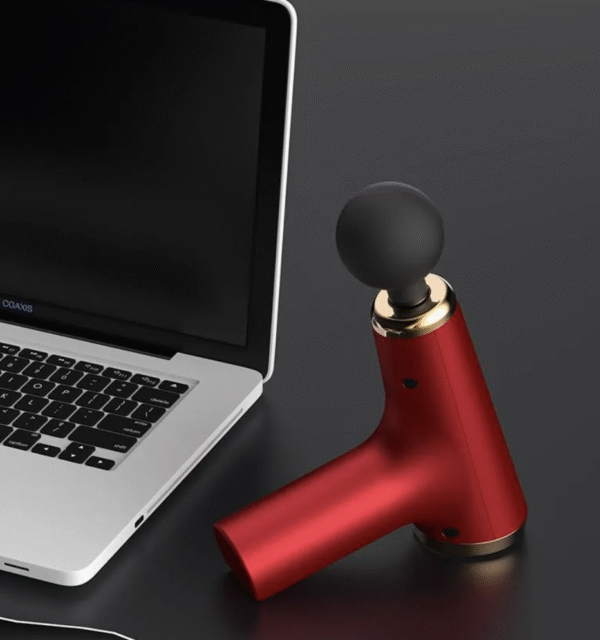 Head Attachment Heated Massage Gun Gym Equipment Pocket Mini Massage Gun, Deep Tissue Massage Gun