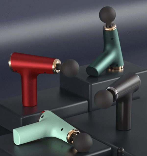 Head Attachment Heated Massage Gun Gym Equipment Pocket Mini Massage Gun, Deep Tissue Massage Gun