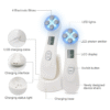 5 in 1 RF EMS Beauty Skin Care Instrument Anti Aging LED Skin Tightening Device Facial LED Photon Skin Rejuvenation Machine