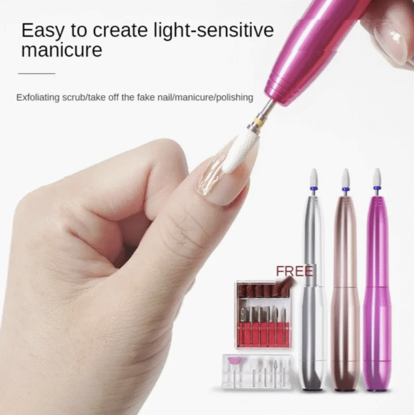 20000rpm Electric Brushless Portable Manicure Pedicure Nail Drill Polisher Nail Machine