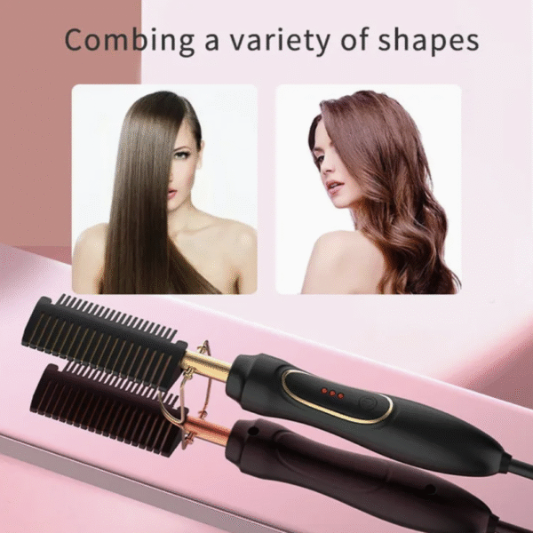 Electric Comb Marcel Curling Iron Straight Hair Combs for Salon