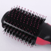 Hot Air Hair Dryer Brush Pink Multifunctional Hairdryer Blowdryer Brush with Comb