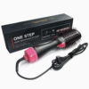 Hot Air Hair Dryer Brush Pink Multifunctional Hairdryer Blowdryer Brush with Comb
