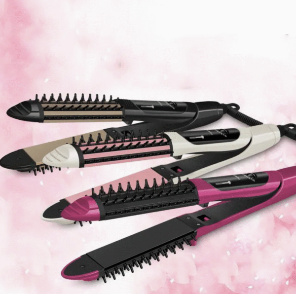 2-in-1 Professional Hair Straightener and Deep Wave Curler