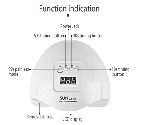 Quick-Drying Nail Lamp Nail Machine LED Phototherapy Lamp