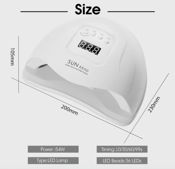 Quick-Drying Nail Lamp Nail Machine LED Phototherapy Lamp