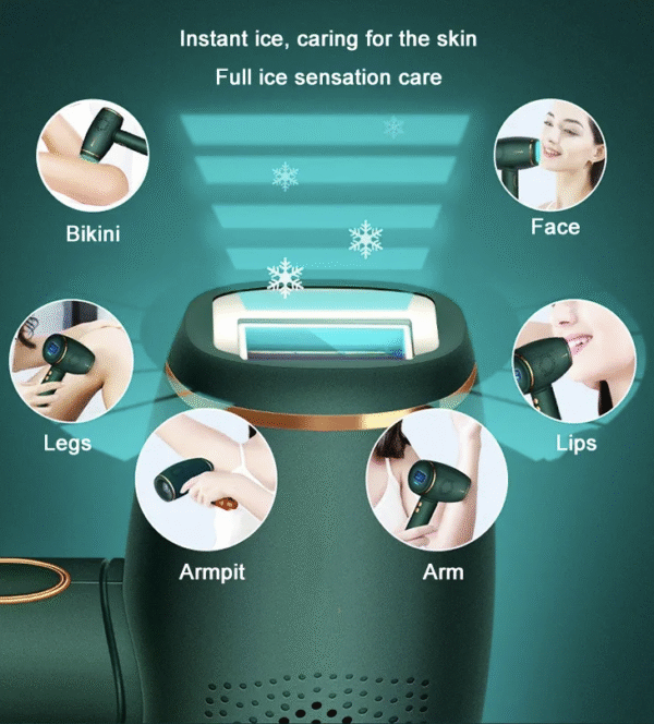 Permanent Painless Epilator Laser Portable Hair Remover IPL Hair Removal Device