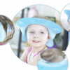 Adjustable Kids Eye Protection Shampoo , Baby Reusable Shower Hat Cap