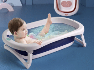Customized Portable Foldable  Bath Bucket Plastic Baby Bathtub