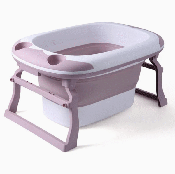 Newborn Collapsible Child Size Plastic Foldable Bathtub