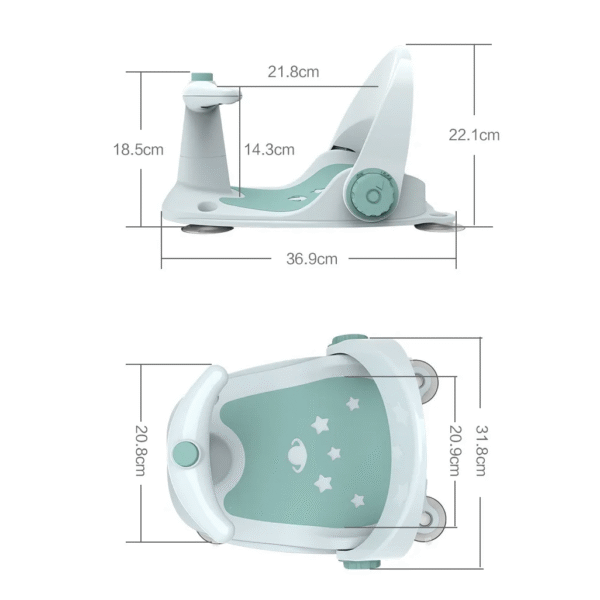 Removable Tub Seat Baby Bathtub Chair Safety, Anti Slip Baby Care Children Bathing Seat