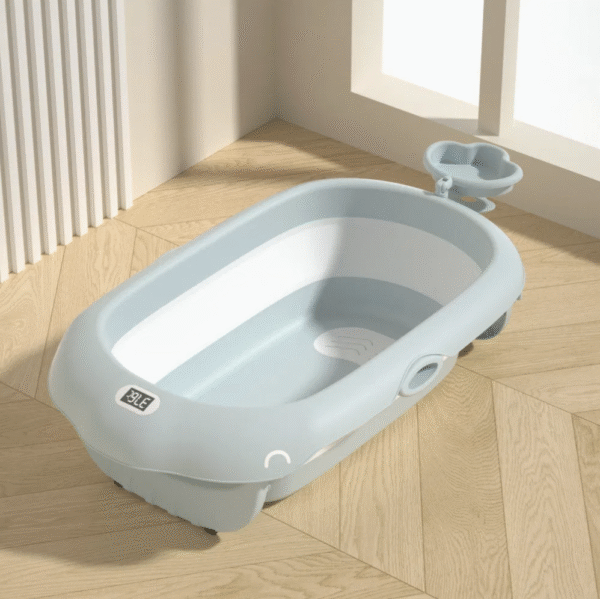 New Born Non-Slip Portable Plastic Temperature Baby Bathtub